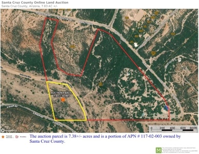 Live Auction, 7.83+/- Acres, Santa Cruz County, Nogales, Az - image 3