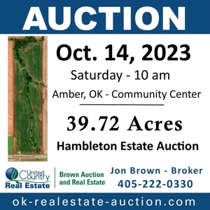 HWY 37 - Tuttle OK - Hambleton Estate Land Auction - image 1