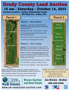 Grady County Land - 152. 17 Acres - 4 Tracts - Amber, OK - image 5