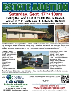 Russell Estate Auction - 2 BR Home & Personal Property - image 35