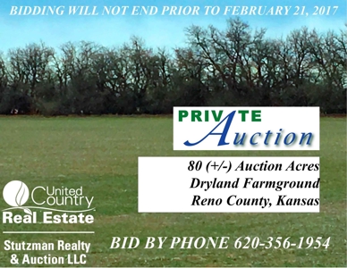 80 (+/-) ACRES DRYLAND FARM in RENO COUNTY KS - image 1