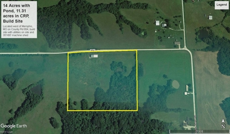 14 Surveyed Acres Mo Small Acreage, Build Site, Pond - image 9